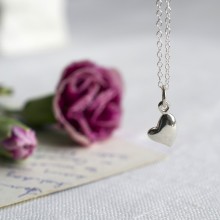 Silver Warm Heart Necklace