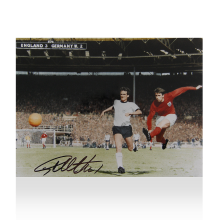 Sir Geoff Hurst Signed Photo: 1966 World Cup Final Goal