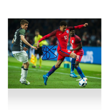Dele Alli Signed England Photo: Victory in Berlin