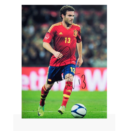 Juan Mata Signed Spain Photo: Portrait Of A Maestro