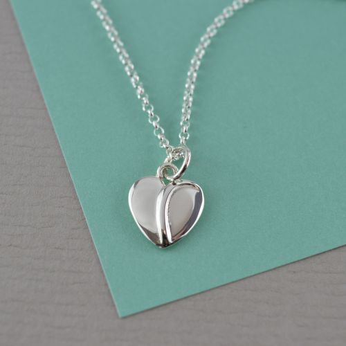 Silver Precious Heart Necklace