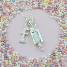 Silver Ice Lolly Necklace