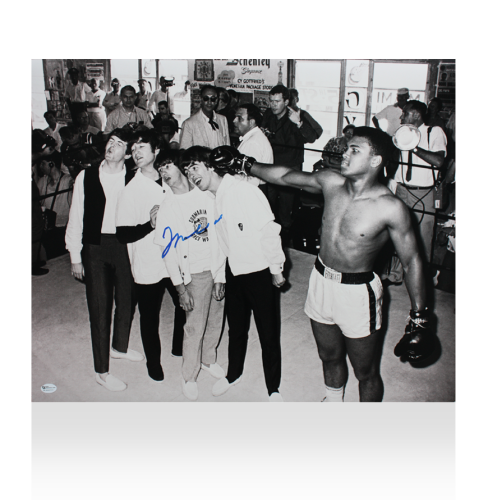 Muhammad Ali Signed Photo: Knocking Out The Beatles