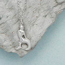 Personalised Silver Mermaid Necklace