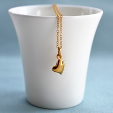 Gold Warm Heart Necklace